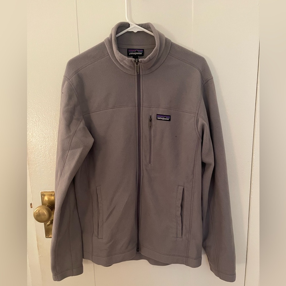 Patagonia Grey Zip up Fleece